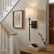 Camden Battery Wall Light installed on an interior wall