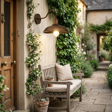 Wren Waterproof Gooseneck Outdoor Wall Light