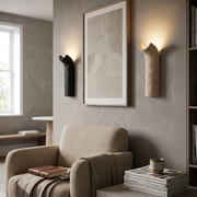Dorset Travertine Wall Light - Yellow