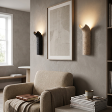 Dorset Travertine Wall Light - Yellow