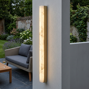 Eaton Alabaster Outdoor Wall Light