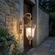 Notting Large Glass Lantern Outdoor Wall Light