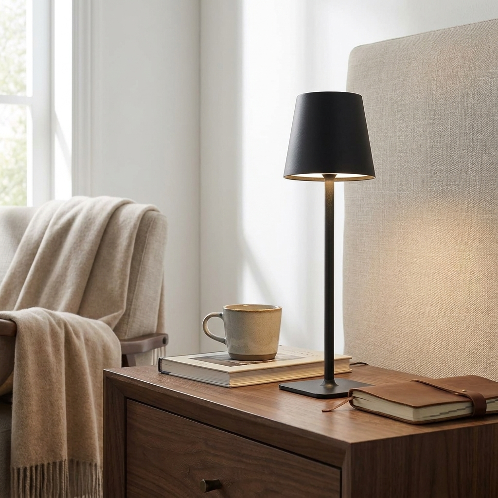 Cotswold Cordless Table Lamp - Black
