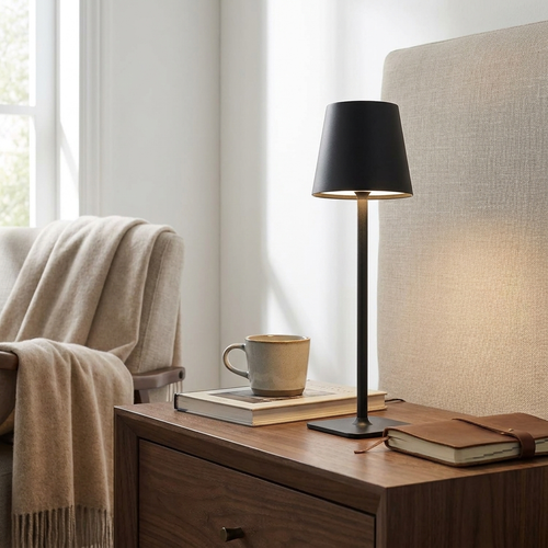Cotswold Cordless Table Lamp - Black