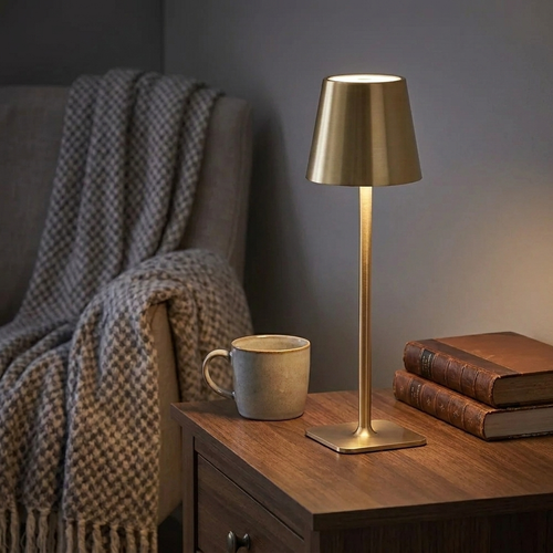 Cotswold Cordless Table Lamp - Gold