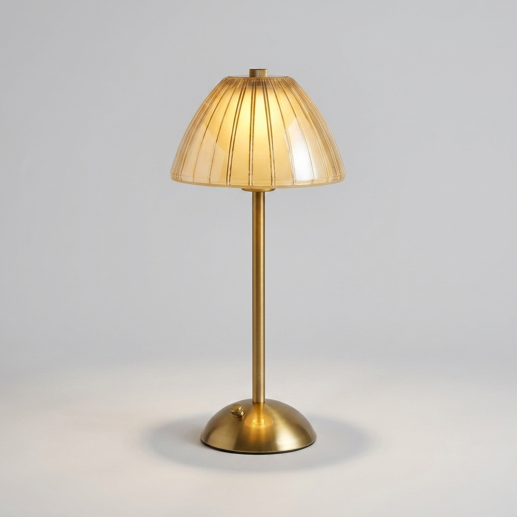 Cordless table lamp on a clean studio background