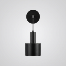 Black finish wall light, Mayfair colour option