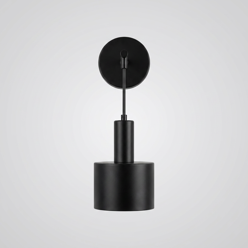 Black finish wall light, Mayfair colour option