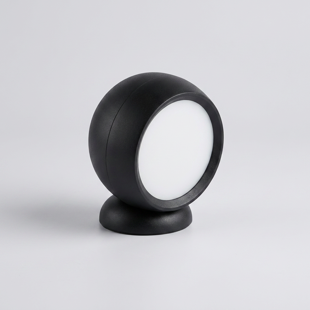 Black finish magnetic wall light, Belgravia colour option