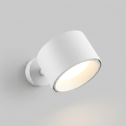 White finish rotatable wall light, Norwood colour option