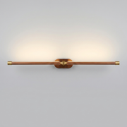 Copper finish linear wall light, Holborn colour option