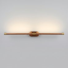 Copper finish linear wall light, Holborn colour option