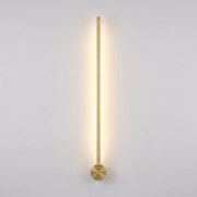 Long linear wall light on plain background
