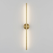 Battery wall light on plain background