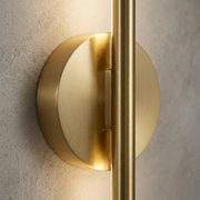 Close-up of the lamp head and backplate finish detail