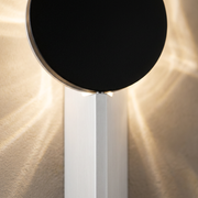 Close-up of the lamp heads and backplate finish detail