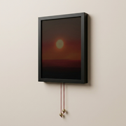 Battery wall light on a clean studio background