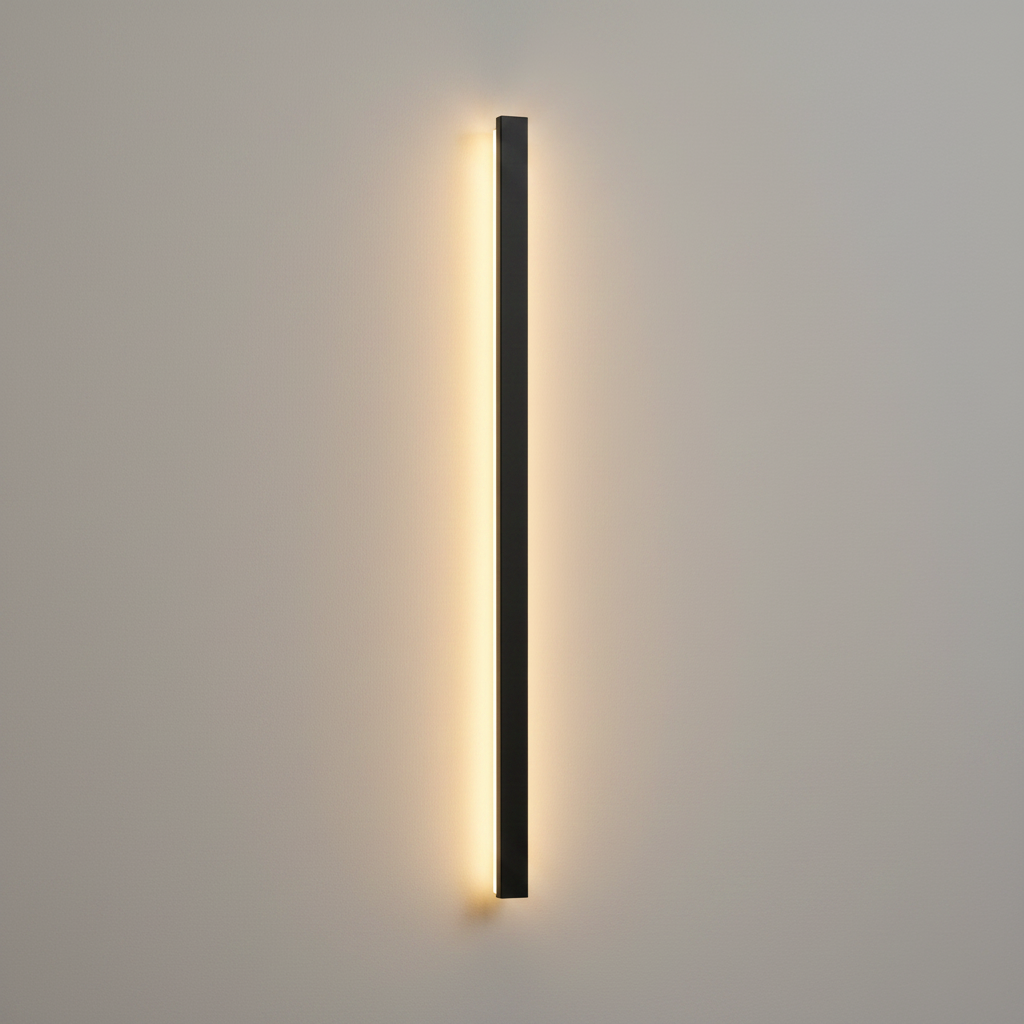 Alder Short Waterproof Outdoor Wall Light - Black, on a clean studio wall