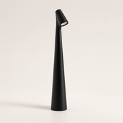 Leighton cordless table lamp in the black finish on a neutral background